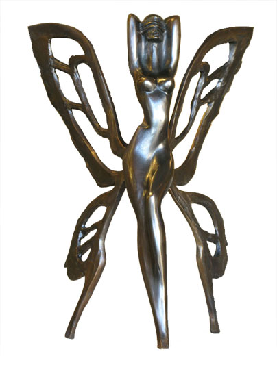 sculpture Expectation by Igor Grechanyk