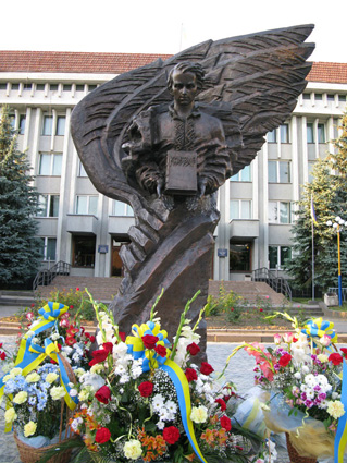Monument to Taras Shevchenko by Igor Grechanyk