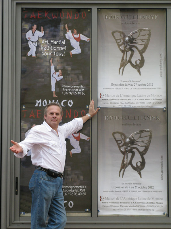 Igor Grechanyk - solo exhibition in Monaco