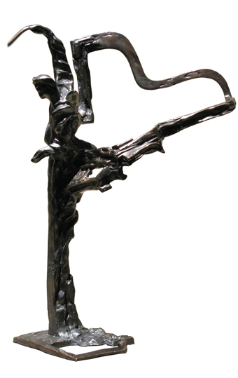 sculpture Music over New York by Igor Grechanyk