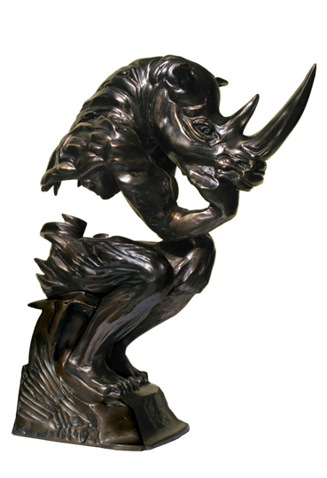 sculpture Rhino by Igor Grechanyk