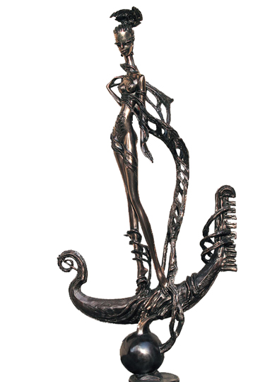 sculpture Spirit of Venice by Igor Grechanyk